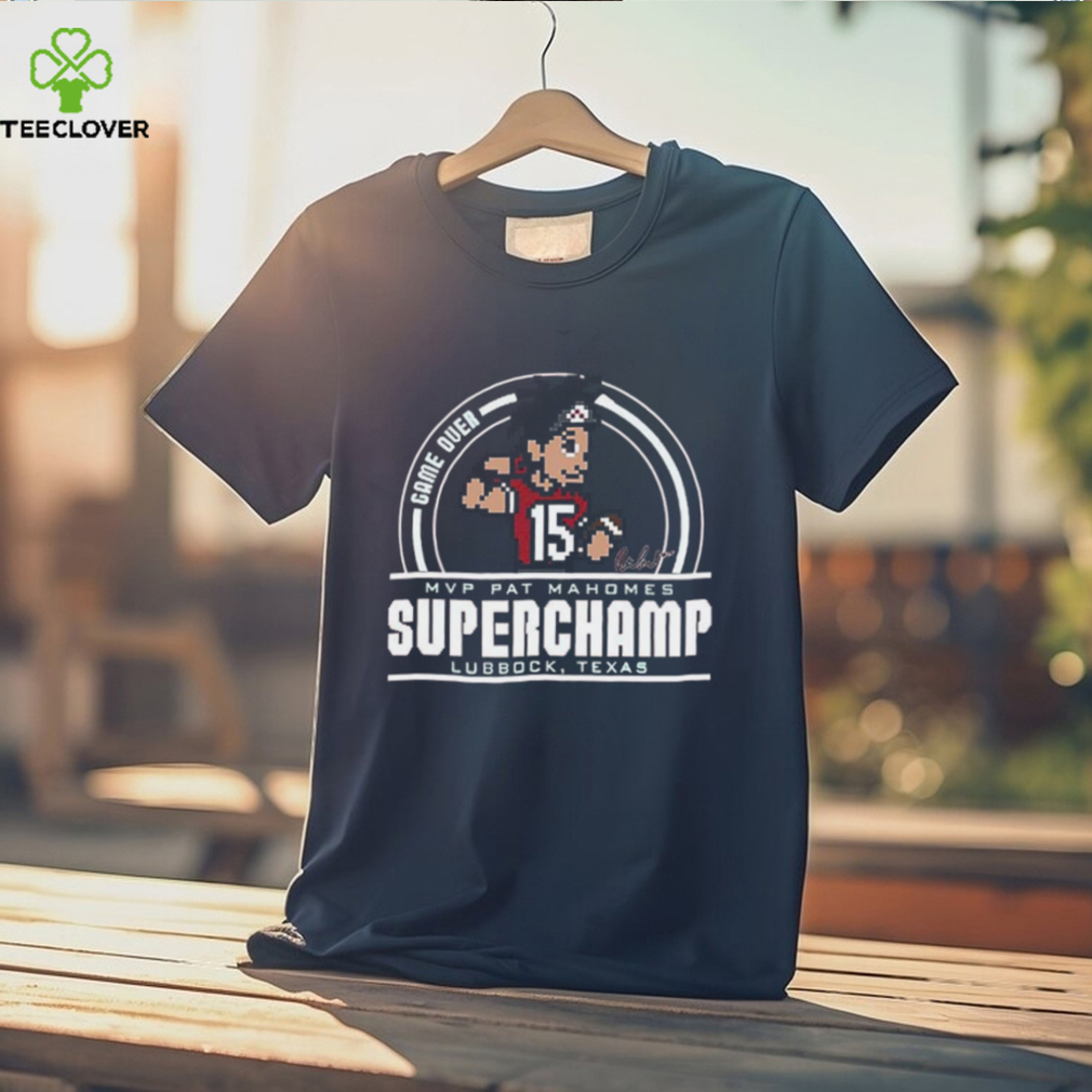 Texas Tech Red Raiders Patrick Mahomes MVP Superchamp Graphic T Shirt Texas Tech Red Raiders Patrick Mahomes MVP Superchamp Graphic T Shirt