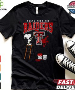 Texas Tech Red Raiders Snoopy Painting Shirt