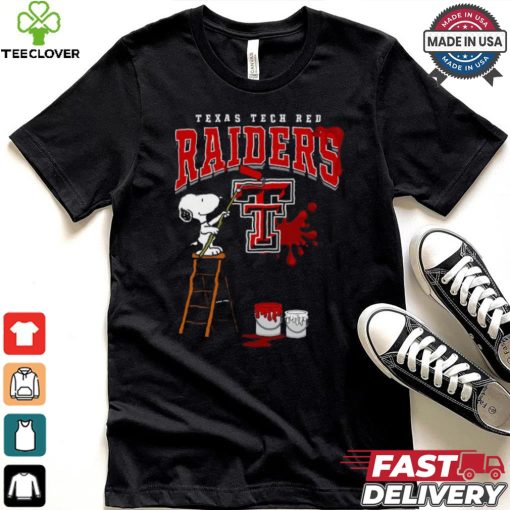 Texas Tech Red Raiders  Snoopy Painting Shirt