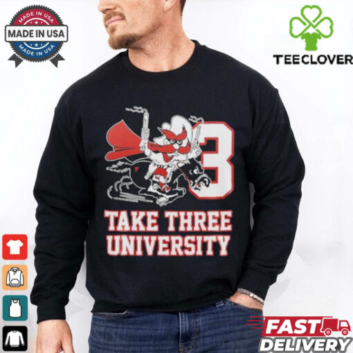 Texas Tech Red Raiders Take Three University Wreck’em T Shirt