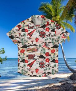 Texas Tech Red Raiders Thematic Stadium Print Hawaiian Shirt