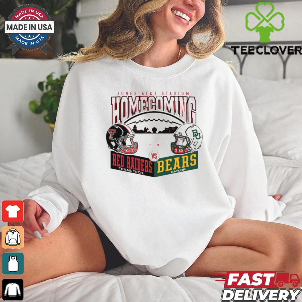 Texas Tech Red Raiders Vs Baylor Bears 2024 Jones AT&T Stadium Homecoming Shirt Texas Tech Red Raiders Vs Baylor Bears 2024 Jones AT&T Stadium Homecoming Shirt