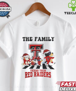 Texas Tech Red Raiders X Family Bluey Merry Christmas 2024 Shirt