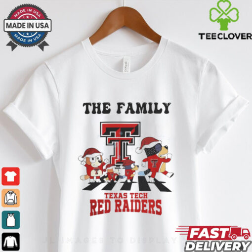 Texas Tech Red Raiders X Family Bluey Merry Christmas 2024 Shirt