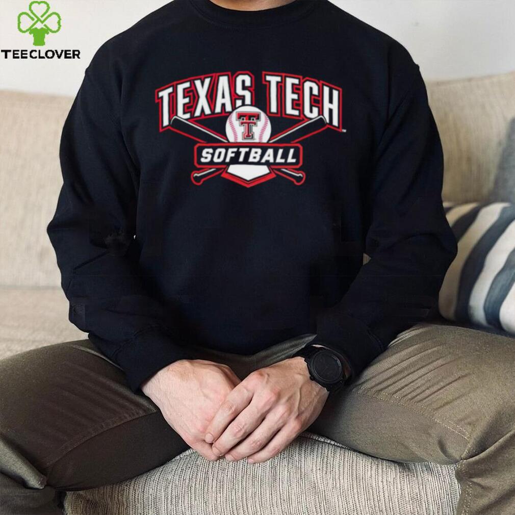 Texas Tech Red Raiders cross bats softball logo shirt Texas Tech Red Raiders cross bats softball logo shirt