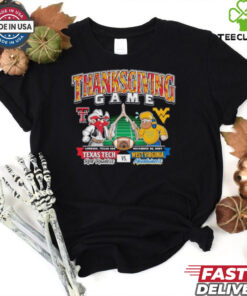 Texas Tech Red Raiders vs West Virginia Mountaineers 2024 Thanksgiving Gameday Shirt