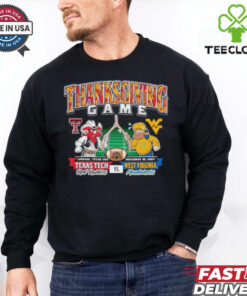 Texas Tech Red Raiders vs West Virginia Mountaineers 2024 Thanksgiving Gameday Shirt