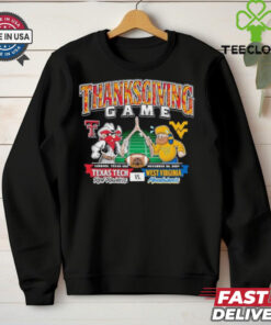 Texas Tech Red Raiders vs West Virginia Mountaineers 2024 Thanksgiving Gameday Shirt