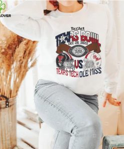 Texas Tech Vs Ole Miss TaxAct Texas Bowl Dec 28, 2022 Shirt