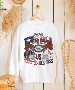 Texas Tech Vs Ole Miss TaxAct Texas Bowl Dec 28, 2022 Shirt