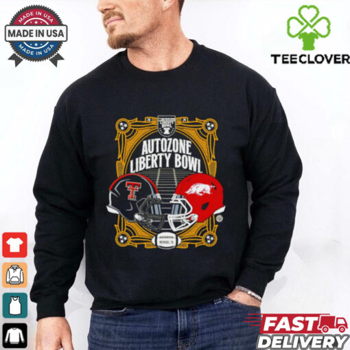 Texas Tech vs Arkansas 66th AutoZone Liberty Bowl 2024 head to head shirt