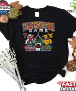 Texas Tech vs West Virginia 2024 Thanksgiving Gameday Long Sleeve Shirt