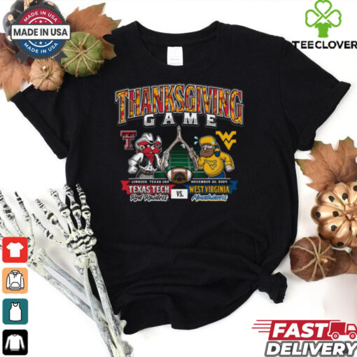 Texas Tech vs West Virginia 2024 Thanksgiving Gameday Long Sleeve Shirt