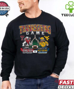 Texas Tech vs West Virginia 2024 Thanksgiving Gameday Long Sleeve Shirt