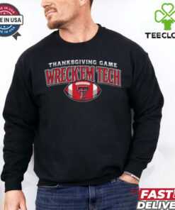 Texas Tech vs West Virginia 2024 Thanksgiving Gameday Long Sleeve Shirts