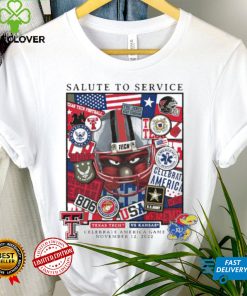 Texas Tech vs. Ku 2022 Salute to service T Shirt