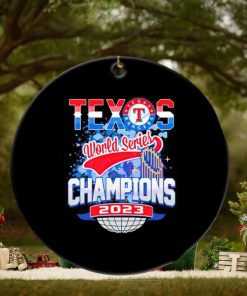 Texas World Series Champions 2023 trophy ornament