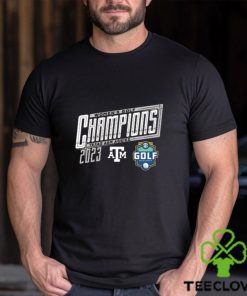 Texas a&m aggies 2023 sec women’s golf champions t shirt