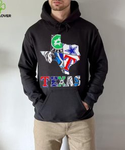 Texas city 4 team sports logo map hoodie, sweater, longsleeve, shirt v-neck, t-shirt