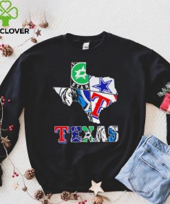 Texas city 4 team sports logo map hoodie, sweater, longsleeve, shirt v-neck, t-shirt