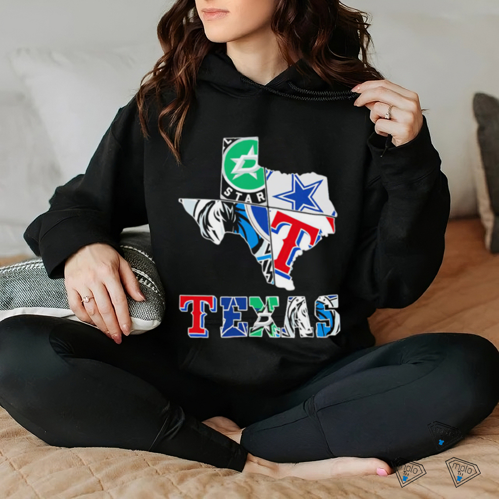 Texas sports teams Stars Cowboys Rangers Mavericks shirt Texas sports teams Stars Cowboys Rangers Mavericks shirt