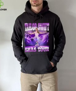 Noir Unisexe Taylor Swift Style Rétro 9 Concert ERAS Tour T shirt
