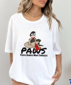 Thabo Meerkat Paws People Always Want Snuggles Shirt