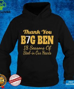 Thank You Big Ben Long Pittsburgh Steelers Sweatshirt