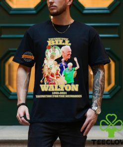 Thank You Bill Walton Boston Celtics 1952 2024 thank you for the memories t shirt