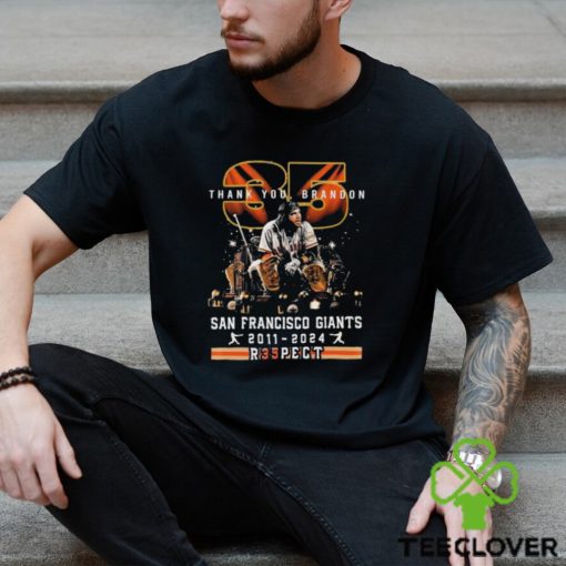 Thank You, Brandon San Francisco Giants Brandon Crawford 2011 2024 Re35pect Shirt