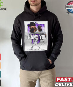 Thank You Charlie Blackmon 14 Years Forever A Rookie Signature Shirt