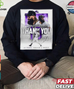Thank You Charlie Blackmon 14 Years Forever A Rookie Signature Shirt