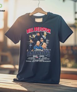 Thank You Coach Bill Belichick 2000 2023 Career Highlights And Awards Signatures Shirt