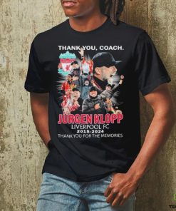 Thank You, Coach Jurgen Klopp 2015 2024 Liverpool Thank You For The Memories Signature Shirt