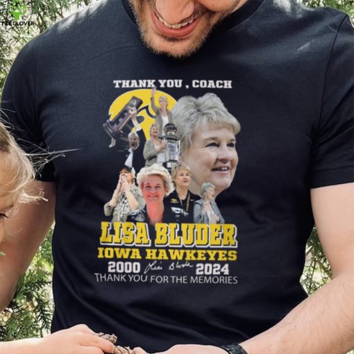 Thank You, Coach Lisa Bluder Iowa Hawkeyes 2000 2024 Thank You For The Memories T Shirt