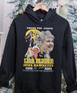 Thank You, Coach Lisa Bluder Iowa Hawkeyes 2000 2024 Thank You For The Memories T Shirt