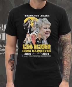 Thank You, Coach Lisa Bluder Iowa Hawkeyes 2000 2024 Thank You For The Memories T Shirt