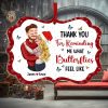 Santa’s Naughty List TT Personalized Ornament