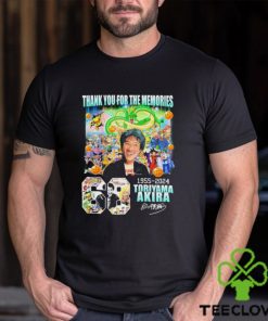 Thank You For The Memories 68 Years Of Dragon Ball Z 1955 2024 Akira Toriyama Signature Shirt