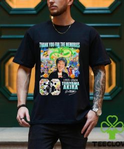 Thank You For The Memories 68 Years Of Dragon Ball Z 1955 2024 Akira Toriyama Signature Shirt