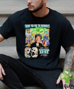 Thank You For The Memories 68 Years Of Dragon Ball Z 1955 2024 Akira Toriyama Signature Shirt