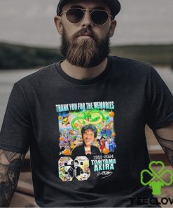 Thank You For The Memories 68 Years Of Dragon Ball Z 1955 2024 Akira Toriyama Signature Shirt