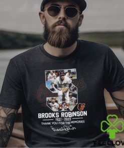 Thank You For The Memories Brooks Robinson 1937 – 2023 Signature T Shirt