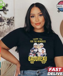 Thank You For The Memories Gaudreau Johnny Gaudreau Matthew 2024 T Shirt