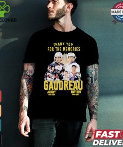 Thank You For The Memories Gaudreau Johnny Gaudreau Matthew 2024 T Shirt