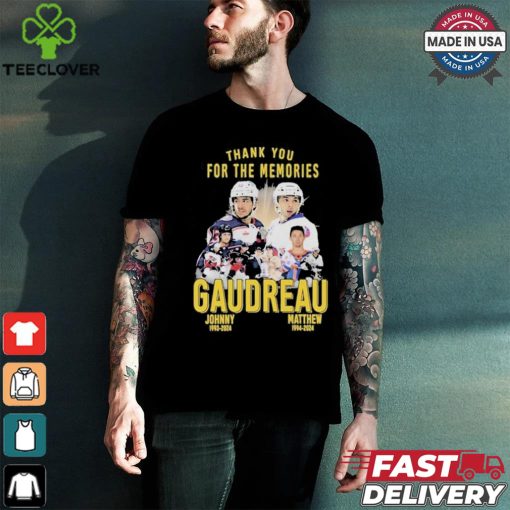 Thank You For The Memories Gaudreau Johnny Gaudreau Matthew 2024 T Shirt