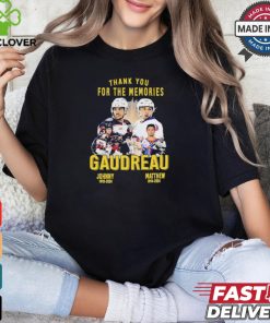 Thank You For The Memories Johnny Gaudreau And Matthew Gaudreau Shirt