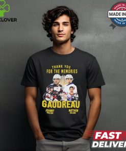 Thank You For The Memories Johnny Gaudreau And Matthew Gaudreau Shirt