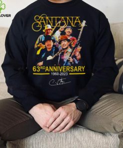 Thank You For The Memories Santana 63rd Anniversary 1960 2023 t shirt