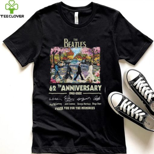 Thank You For The Memories The Beatles 62nd Anniversary 1960 2022 Shirt